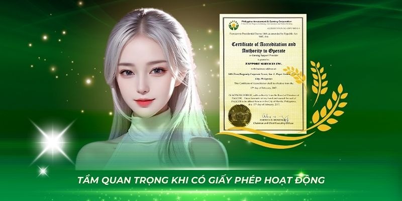 Tầm quan trọng của giấy phép hoạt động